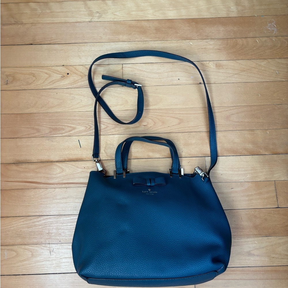 Kate Spade Emerald Blue Pershing Street Gwyn Handbag